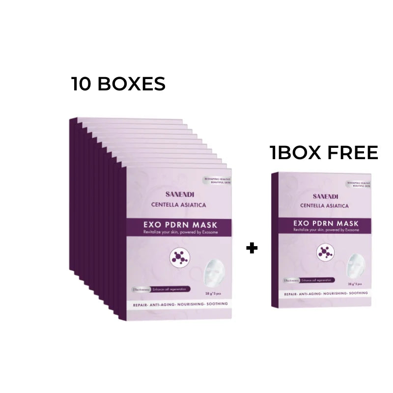 Newest PDRN ExoBio Collagen Face Masks Sheet Centella Asiatica Skincare Hydrating Elasticity Anti-aging Repair Pore Minimizing