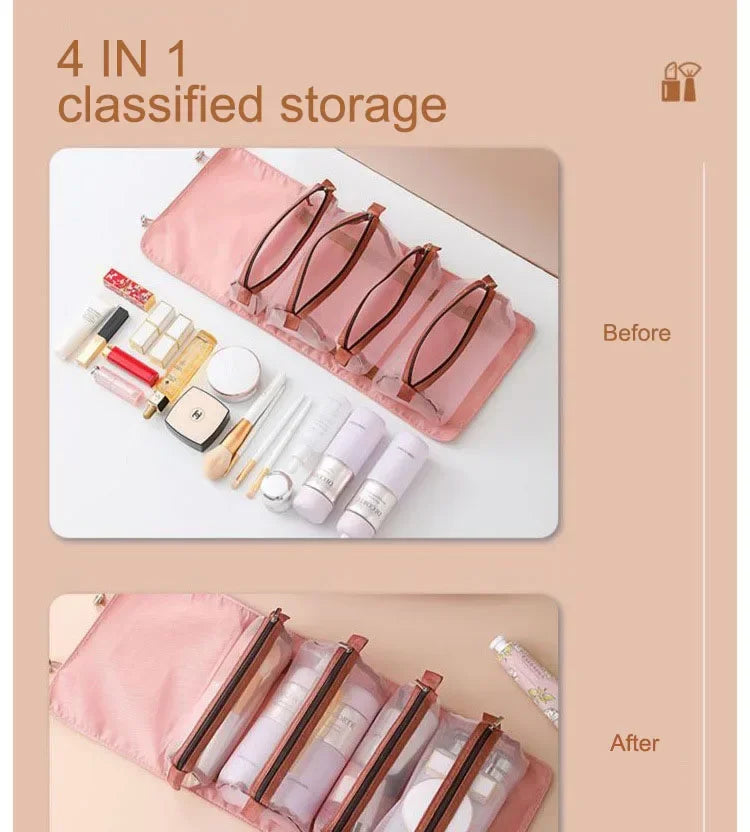 Makeup Bag Portable Large Capacity Beauty and Skincare Storage Bag High Appearance Level Waterproof Clutch Bag