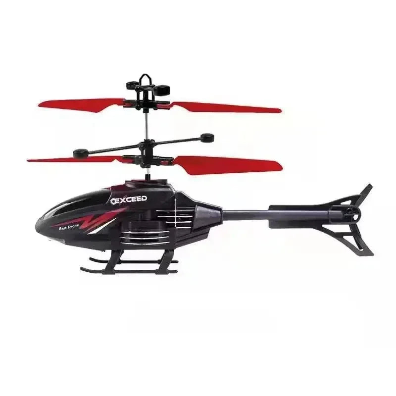 Channel Gesture Control Suspension Helicopter RC Remote Induction Aircraft With Charging LED Light Kids Toy for Boys