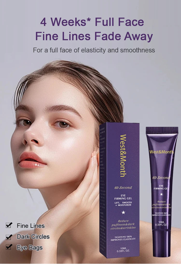 Instant Eye Bag Removal Cream Retinol Anti-Wrinkle Firming Skin Fade Fine Lines Anti Dark Circle Puffiness Brighten Eye Care Gel