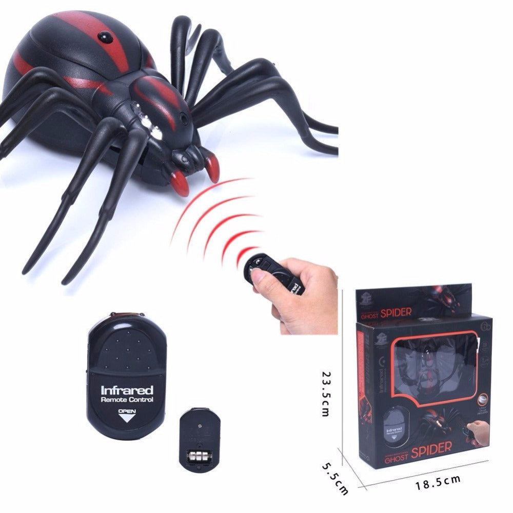 Trick Electric Cockroach Pet RC Simulation Spider Robotic Remote Control Ant Toy Halloween Xmas Mini Gift for Adult Prank Insect