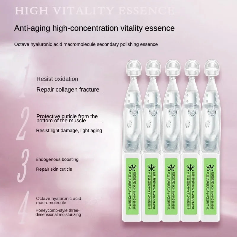 Hyaluronic Acid Anti-Wrinkle Serum Hydrating Moisturizing Firming Moisturizing Whitening Fade Fine Lines Skincare Set