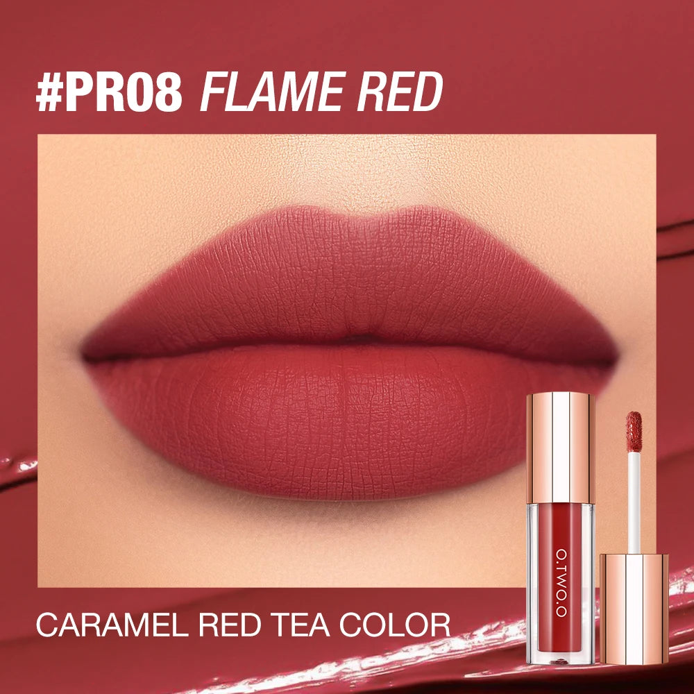 Velvet Matte Lipstick Ultra Pigmented Long Lasting Waterproof Lip Gloss Smudge Proof Non Sticky Hydrating Lip Stain