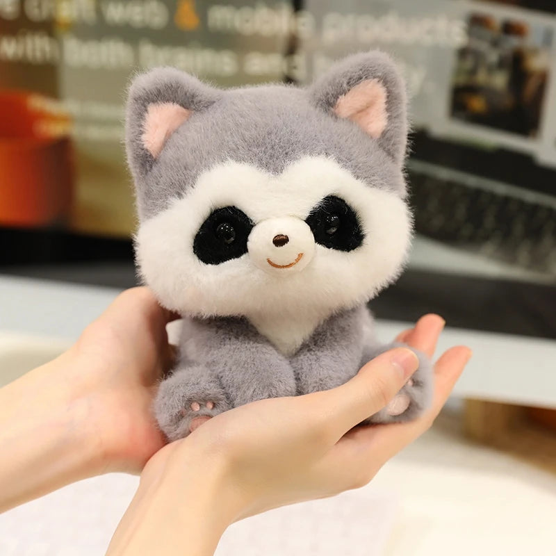 Cute Sitting Animals Red Panda Fox Sloth Cat Soft Plush Dolls Stuffed Capybara Pig Plushie Baby Toys Gifts For Children