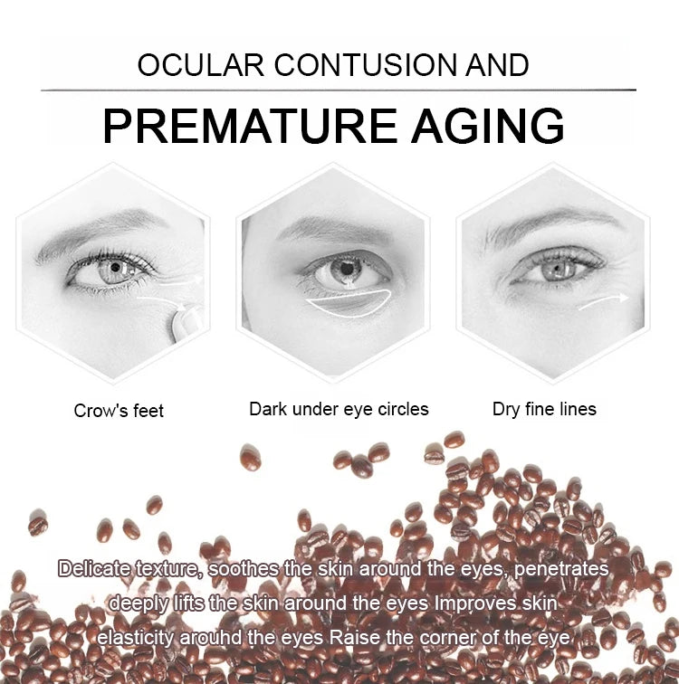 Instant Eye Bag Removal Cream Retinol Anti-Wrinkle Firming Skin Fade Fine Lines Anti Dark Circle Puffiness Brighten Eye Care Gel