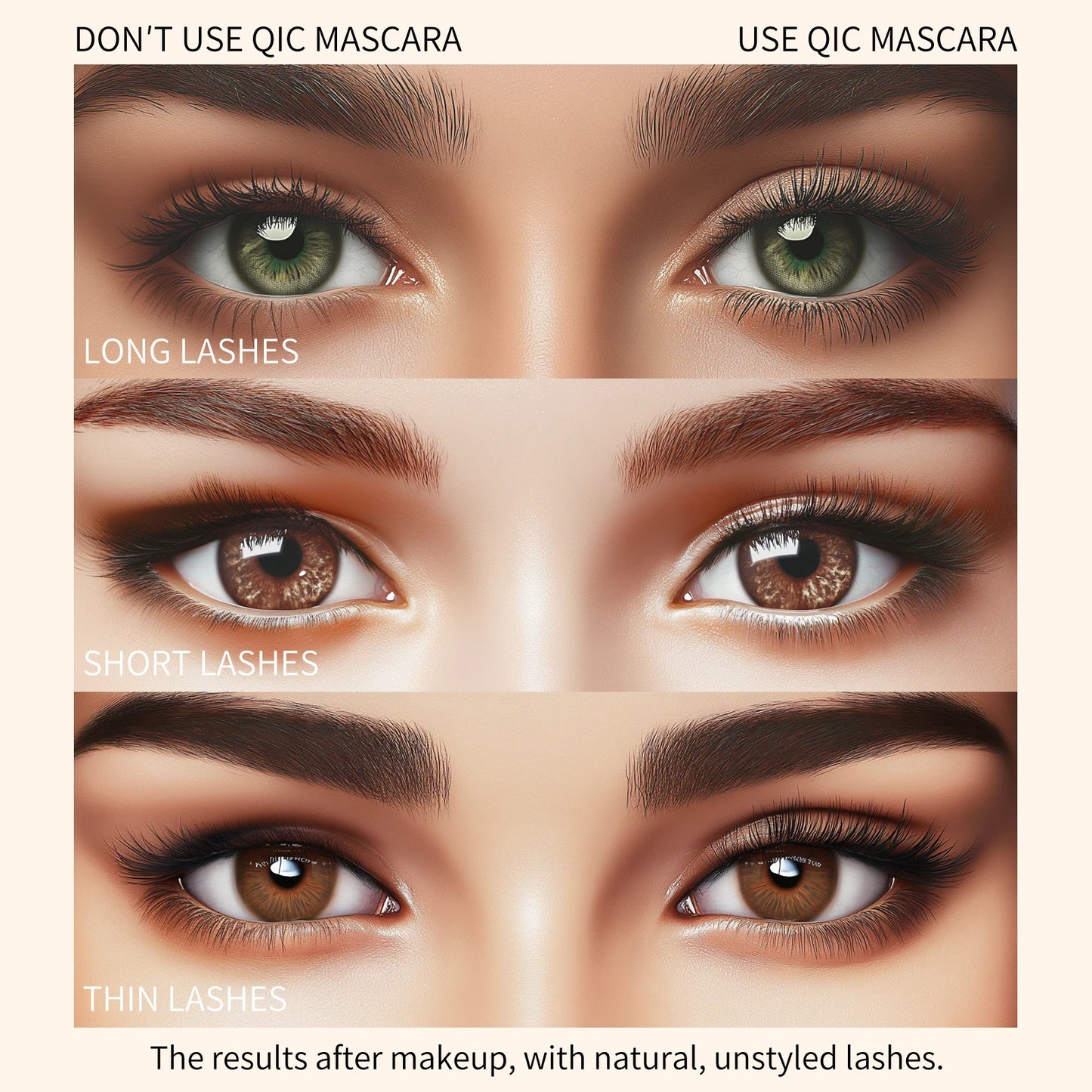 Black waterproof Mascara for all Lengthening make up products Eyelash Extension Eye Lashes mascara 4d effect Korean cosmetics