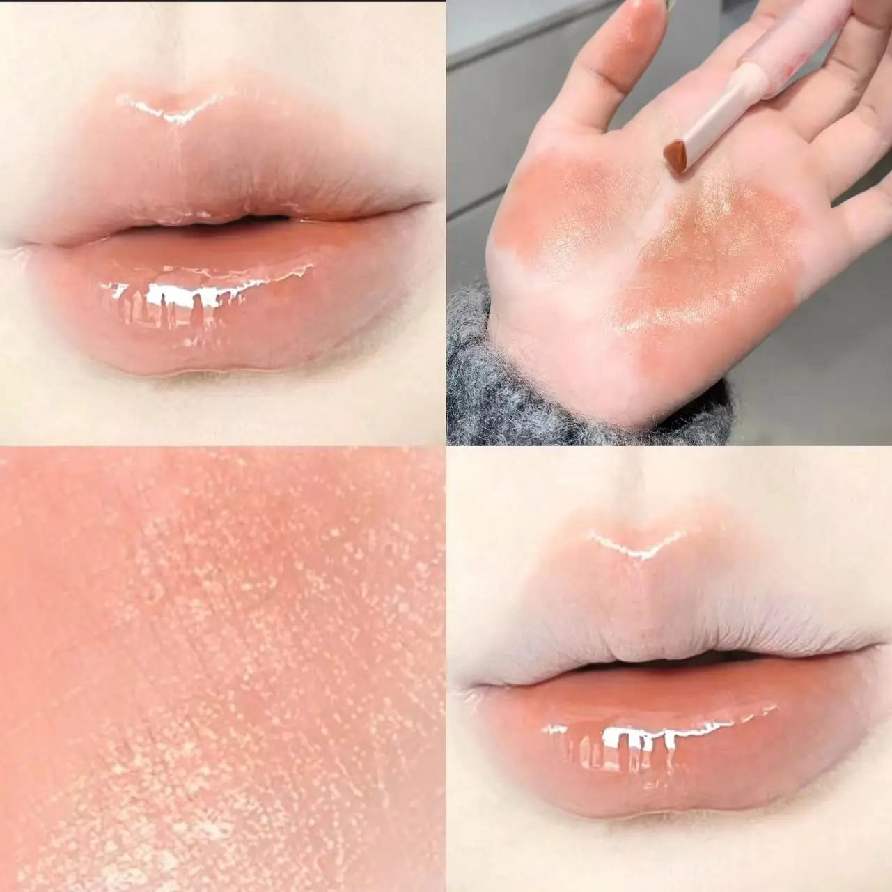 Jelly Heart Lipstick Gogo Little Bear Flower Language Secret Meaning Moisturizing and Hydrating Color Lipstick Pen