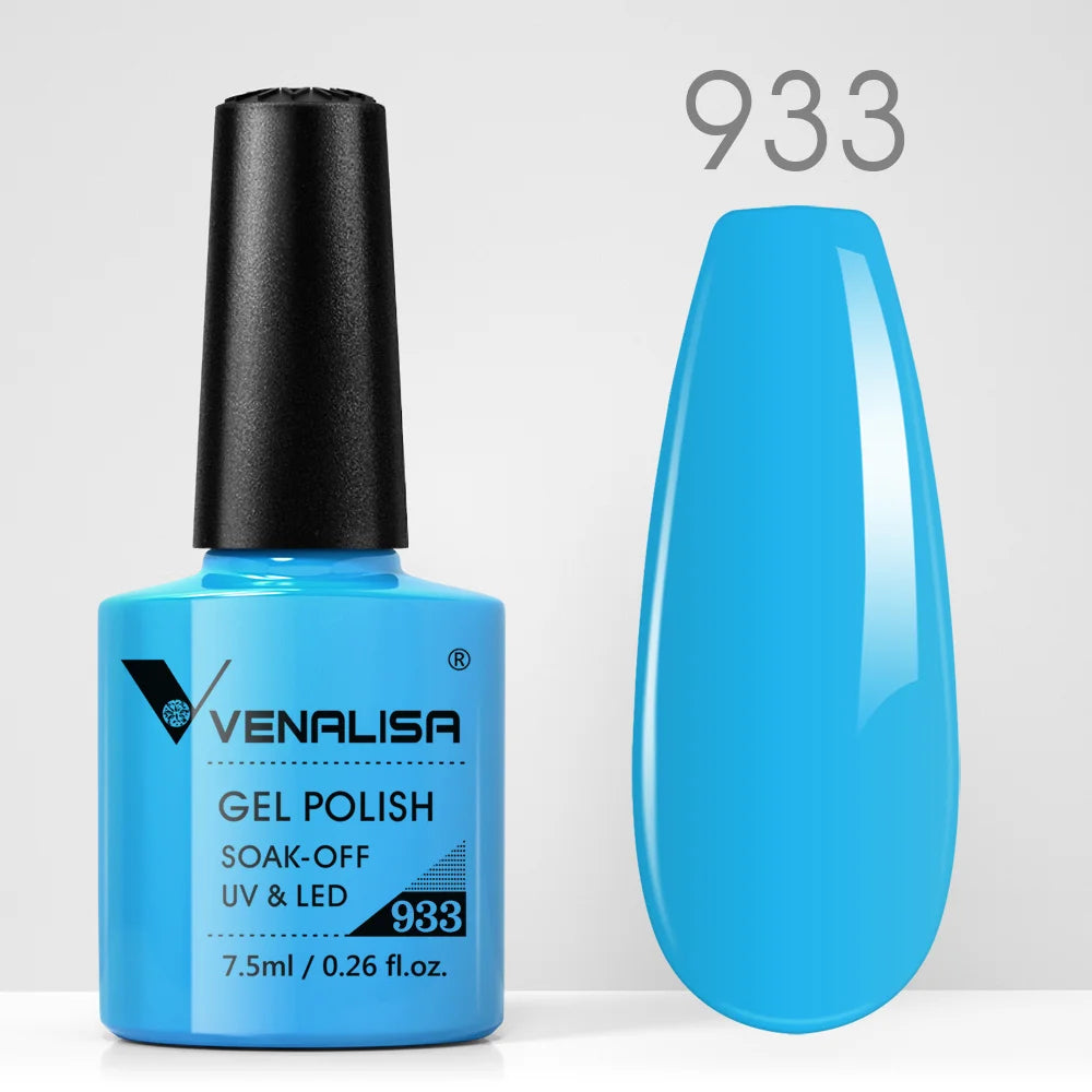 VENALISA Nail Gel Polish Semi Permanent Gellack Nail Art Salon TPO Free Glitter 7.5ml Soak off Organic UV LED Nail Gel Varnish