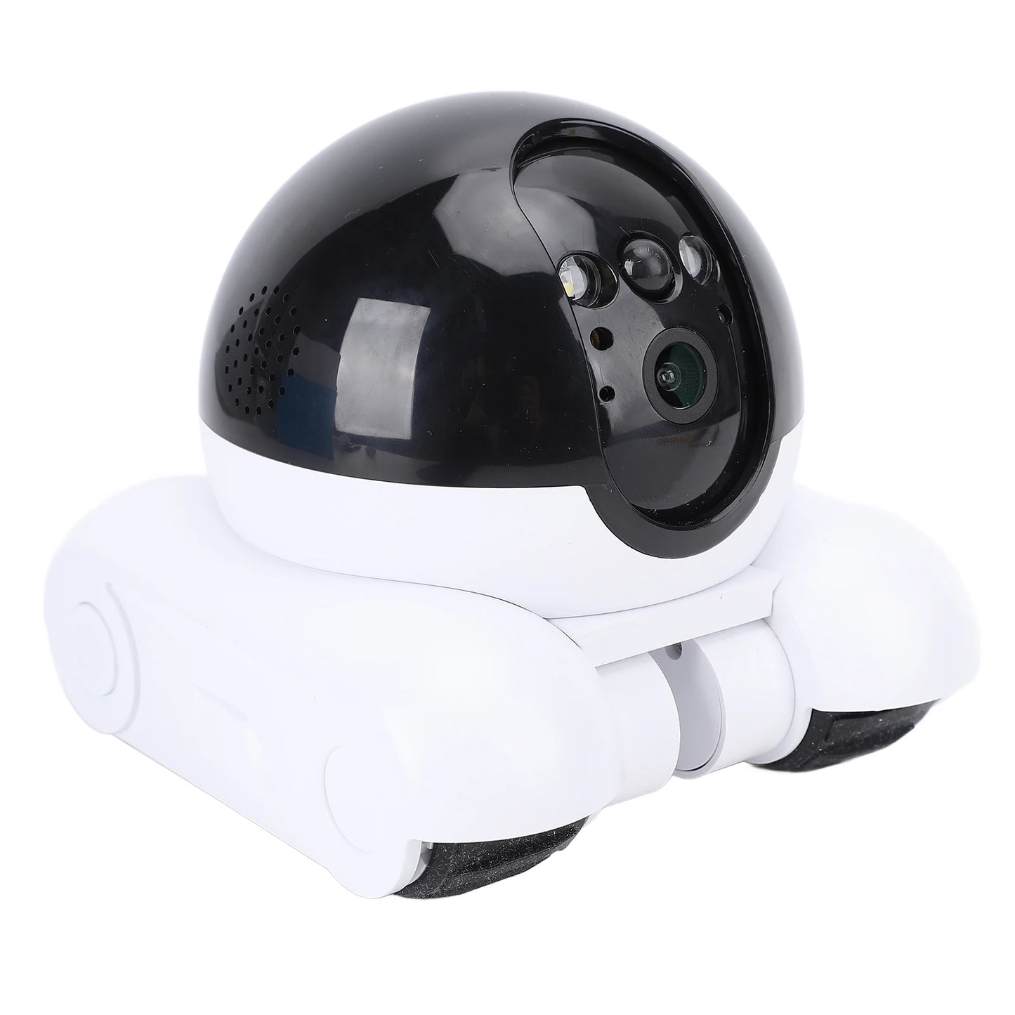 Indoor Security Camera 2MP Double Lens 5200mAh Rechargeable Battery APP Remote Control Pet Robot Camera for Home for Cats Dogs