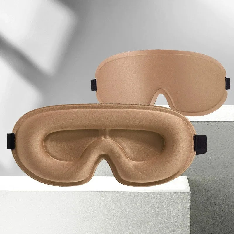 Travel 3D Sleeping Mask Blockout Light Sleep Mask Memory Foam Eyeshade Blindfold Sleep Masker Sleeping Aid Face Mask Eyepatch