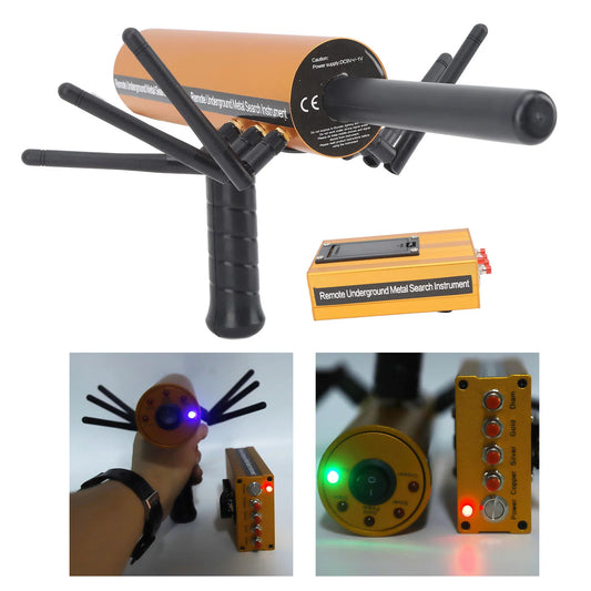 AKS Metal Detector Metal Pinpointer 30m Depth 1200m Range 6 Antenna AKS Accurate Finding Gold Detector