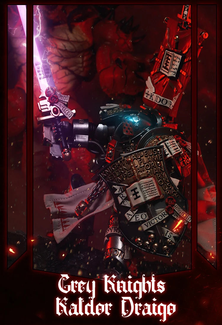 [Only Cloak] JOYTOY WARHAMMER 40K 1/18 GREY KNIGHTS KALDOR DRAIGO NEMESIS DREADKNIGHT Cloth Cloak Accessories Model DIY