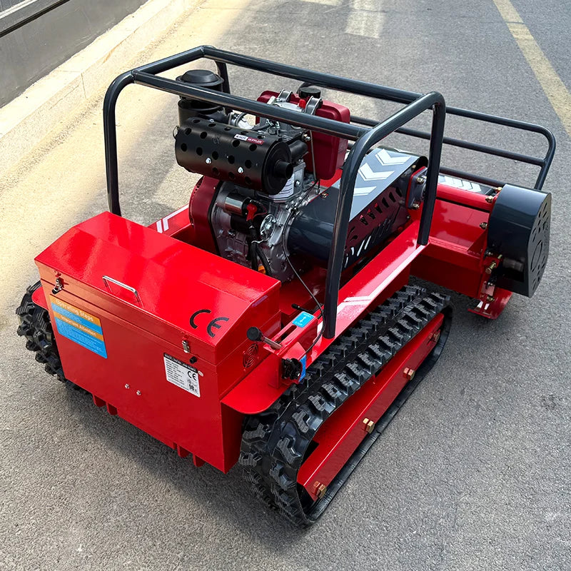 Customized 800mm Grass Robot Slope Crawler Remote Control Flail  Mower