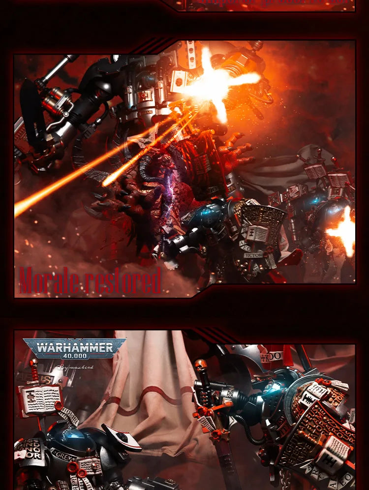 [Only Cloak] JOYTOY WARHAMMER 40K 1/18 GREY KNIGHTS KALDOR DRAIGO NEMESIS DREADKNIGHT Cloth Cloak Accessories Model DIY