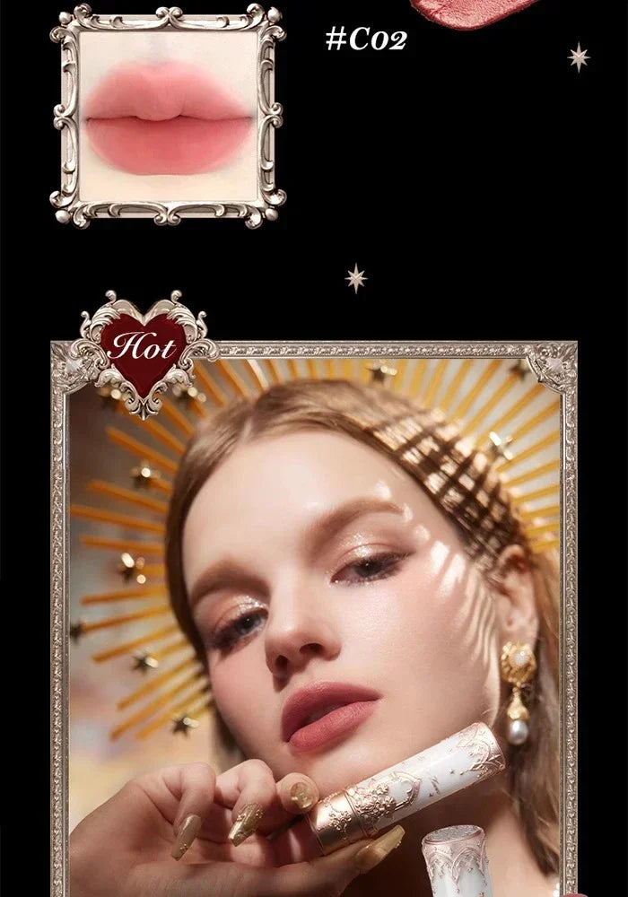 Flower Knows Little Angel Velvet Matte Lipstick Waterproof Long Lasting Soft Moisturizing Lip Gloss K Beauty Clean Girl Makeup