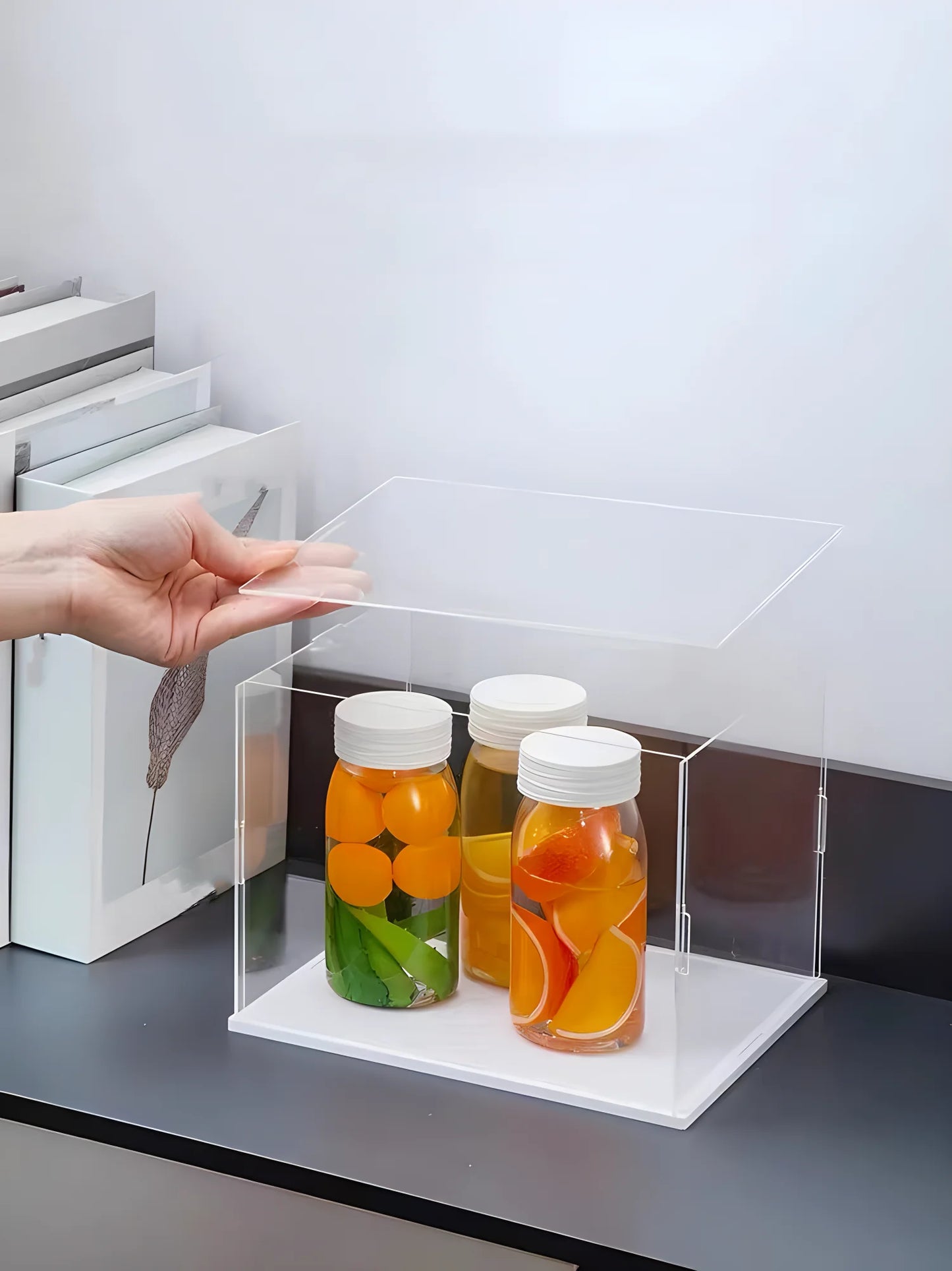 Clear Self-Assembly Acrylic Display Case