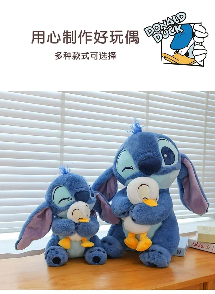 30/45cm  Stitch Plush Toy - Cute Lilo & Stitch Doll,Kawaii Donald Duck Stuffed Animal,Soft Birthday Gift for Kids Children