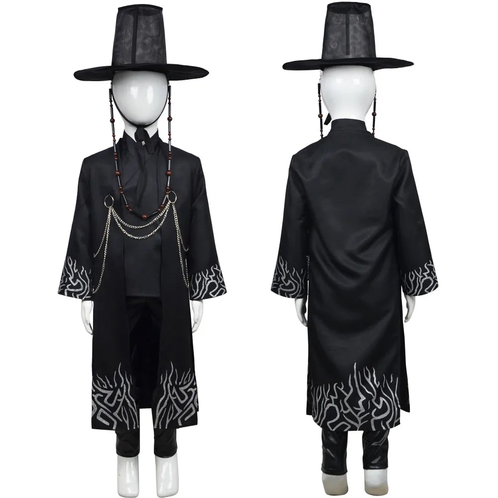 Anime Movie Boys Role Play Props Party Cosplay Set for K-POP Boys Jinu Halloween Party Cosplay Comic Exhibition Costume Outfit