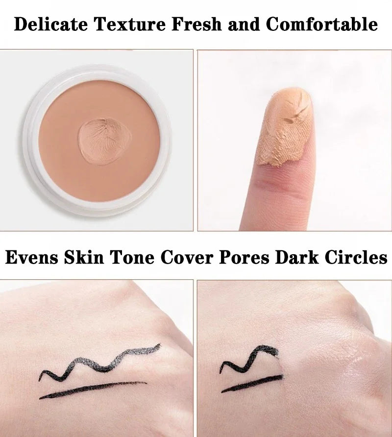 Concealer Matte Foundation BB Cream High Coverage Concealer Corrector Anti Dark Circle Freckle Face Makeup Base Cosmetics