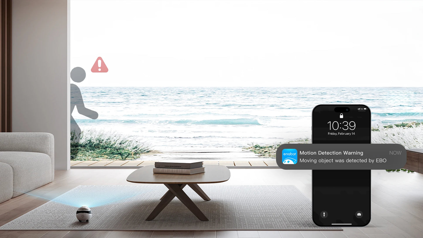 Enabot EBO AIR 2 Companion Robot 2K  Home Security Pet Camera Night Vison Wireless APP Remote Control for Dog Cat Baby