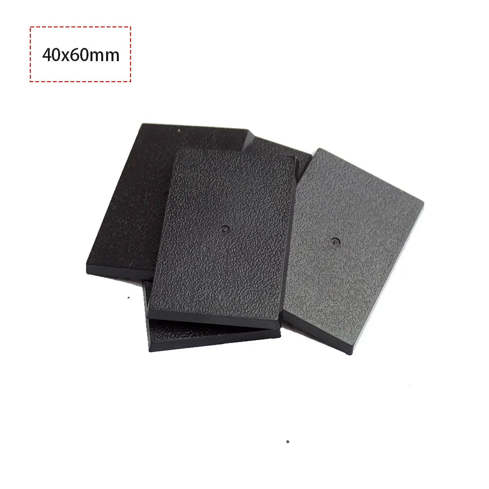 High-Quality 40x60mm Rectangular Bases for Warhammer