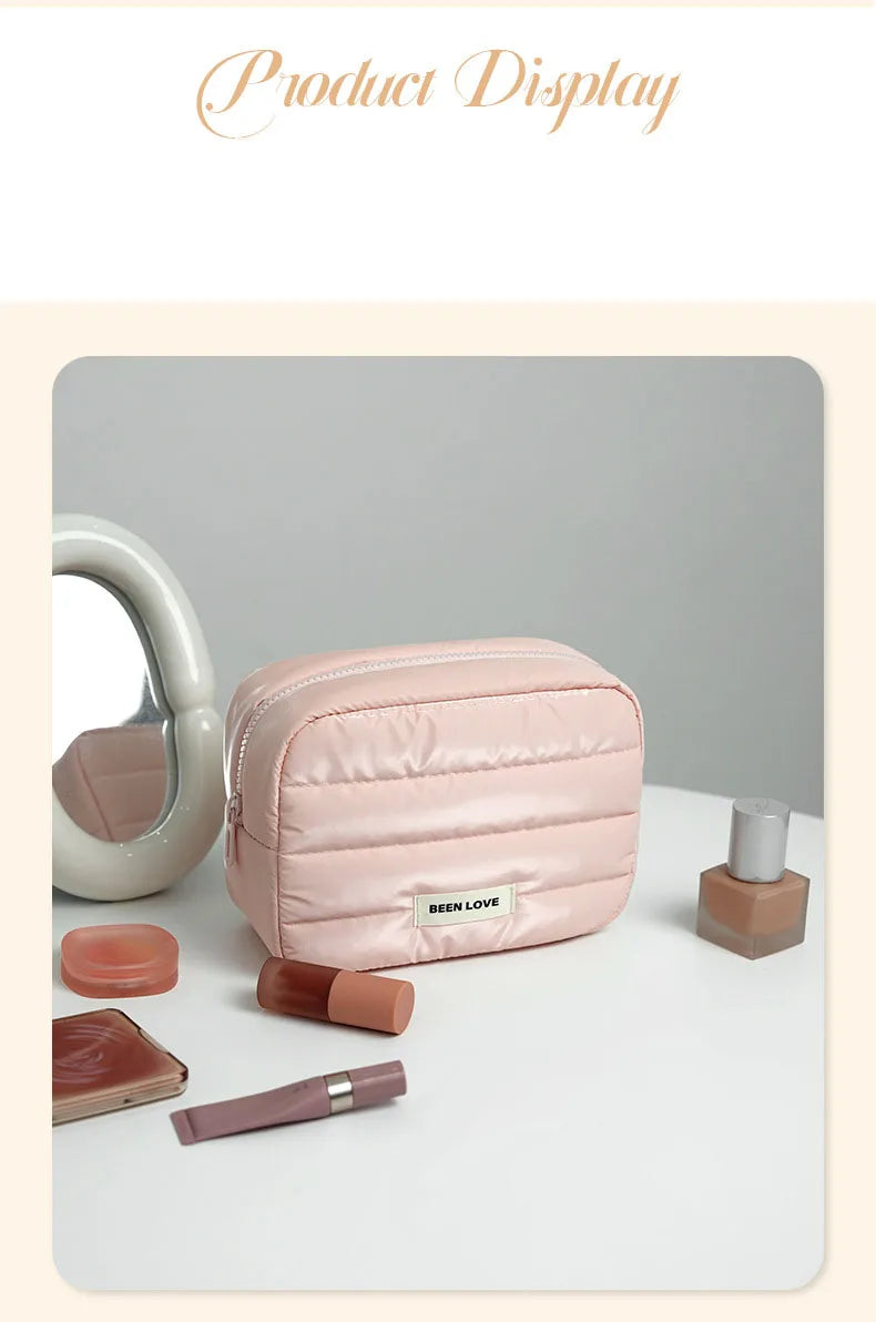 Fashion Large Capacity Makeup Bag Travel Organizer Portable Cosmetic Bag Multifunctional Storage Washbag