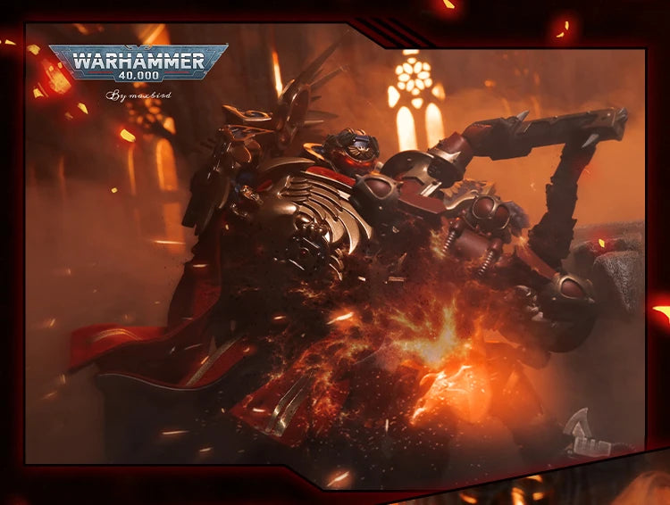 In Stock 1/18 Warhammer 40K Extreme Battalion Genoplasma Kiriman Honorary Guard Mentor Cloak Accessories Model