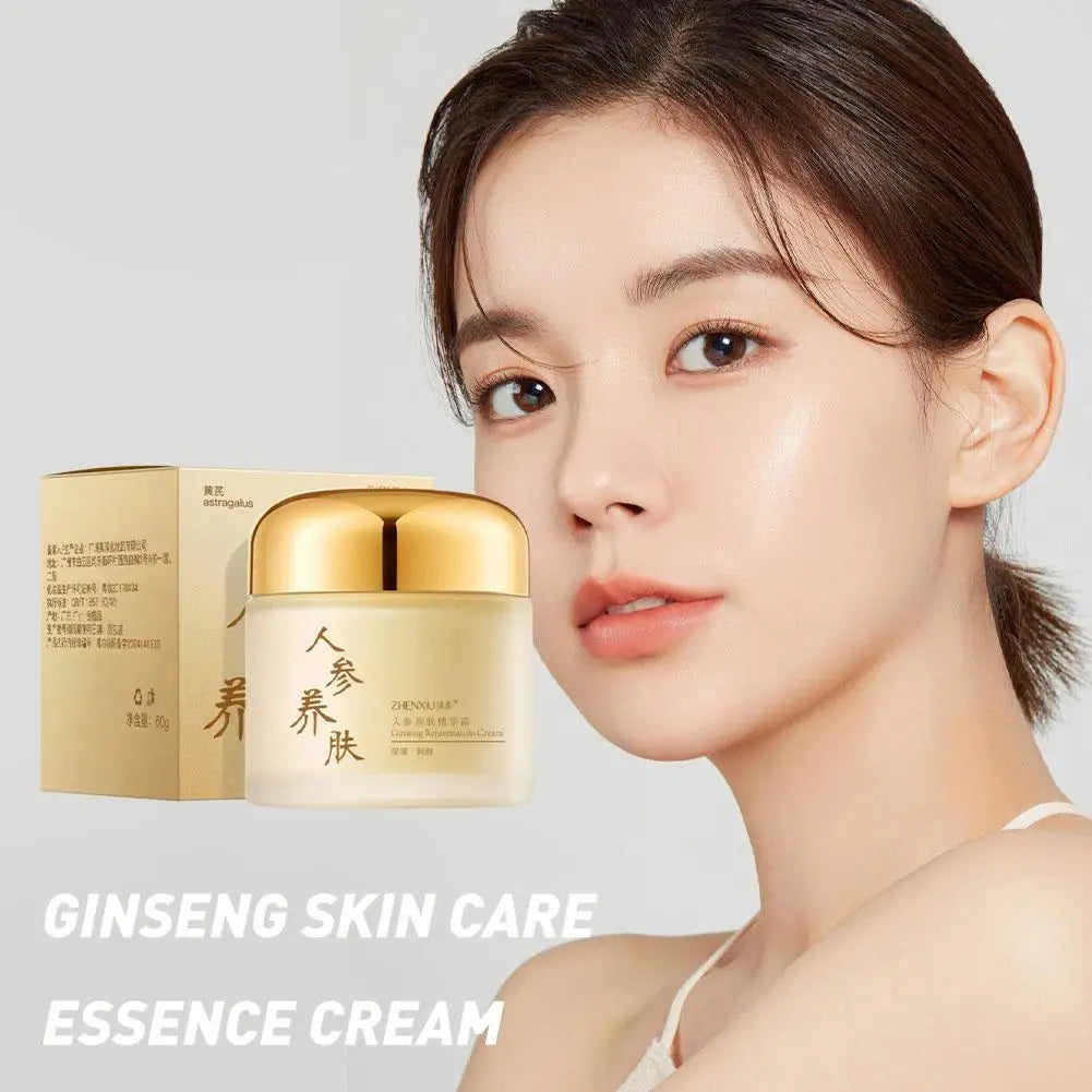 Chinese Ginseng Face Cream Anti-wrinkle Moisturizing Smoothing Ginseng Serum Anti Aging Reduce Fine Lines Moisturizer Skin Care