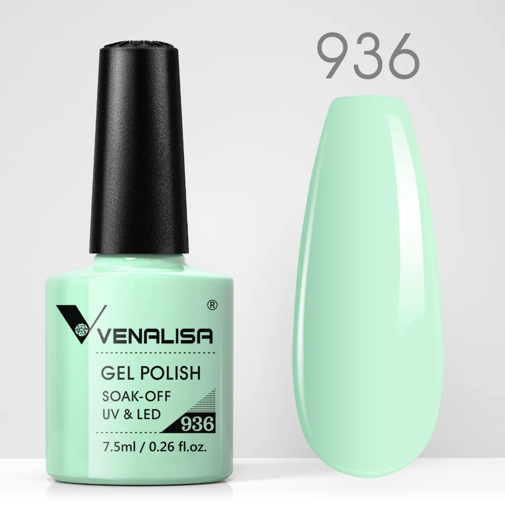VENALISA Nail Gel Polish Semi Permanent Gellack Nail Art Salon TPO Free Glitter 7.5ml Soak off Organic UV LED Nail Gel Varnish