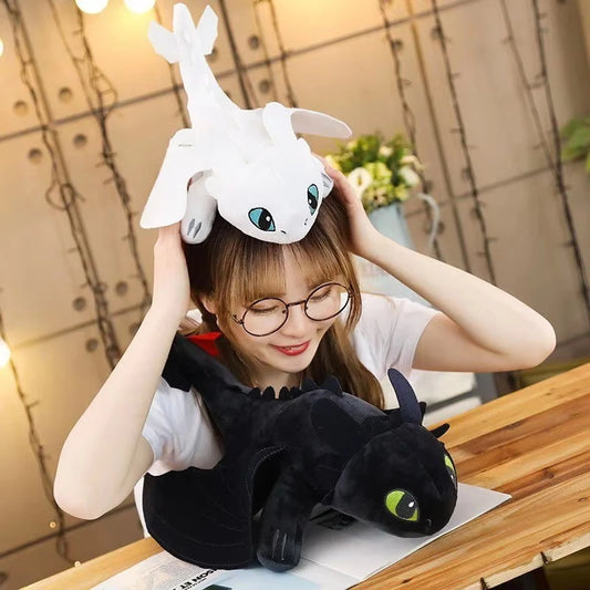 Giant Plushies Dragon Toys Kawaii White Black Dinosaurs Animal Stuffed Plush Toys In Stock Plush Kid Birthday Gifts for Kids