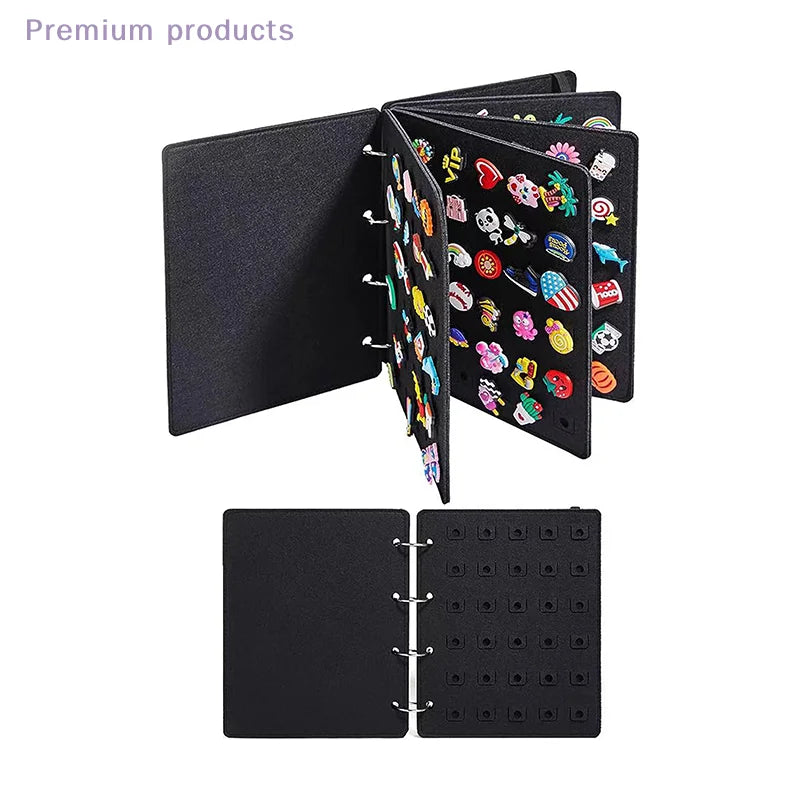 Practical Felt Pin Display Book Storage Case - Pin Organizer Bag Protective Cover Brooch Earring Storage Holder for Collectors