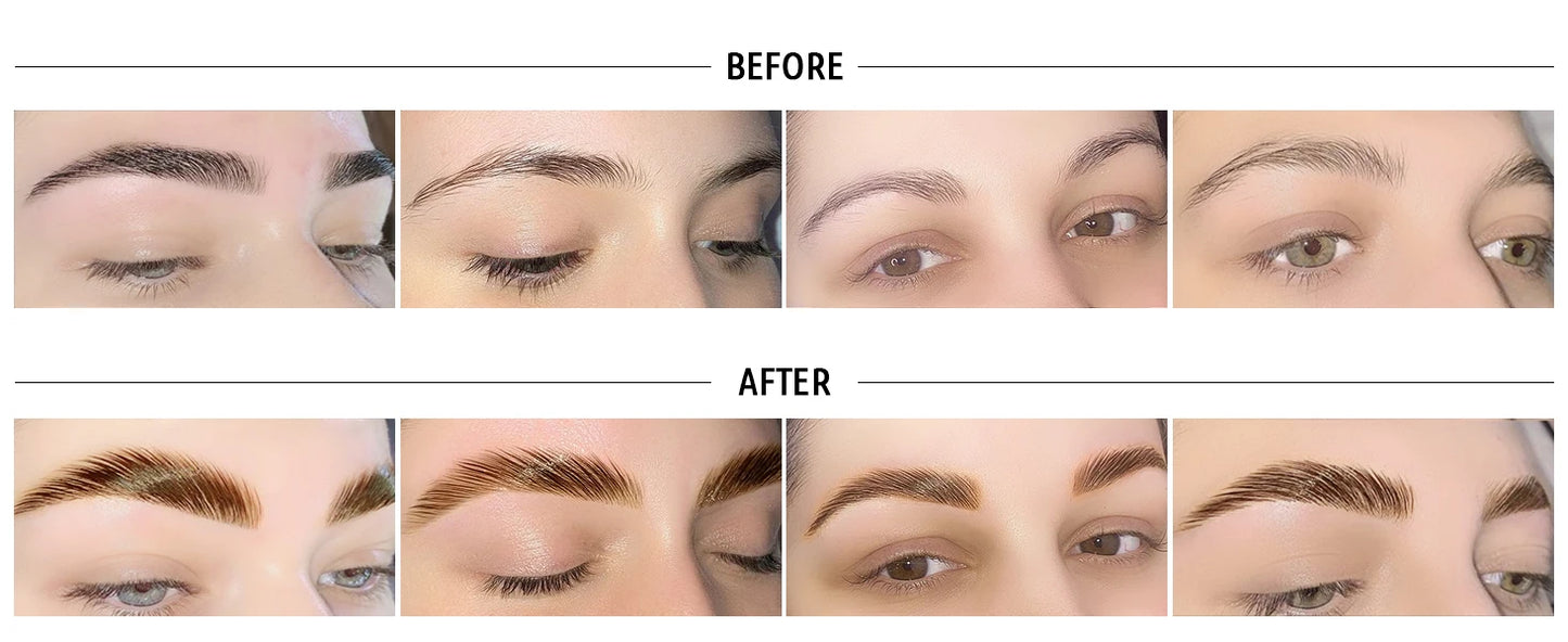 Libeauty Eyebrow Lamination Kit Eyebrow Lift Kit Lasting 8 Weeks With Brush For Fuller Feathered Eyebrows Professional Home Use