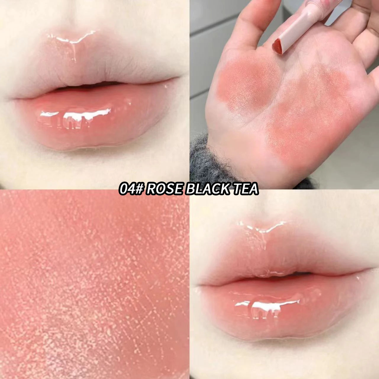 Jelly Heart Lipstick Gogo Little Bear Flower Language Secret Meaning Moisturizing and Hydrating Color Lipstick Pen