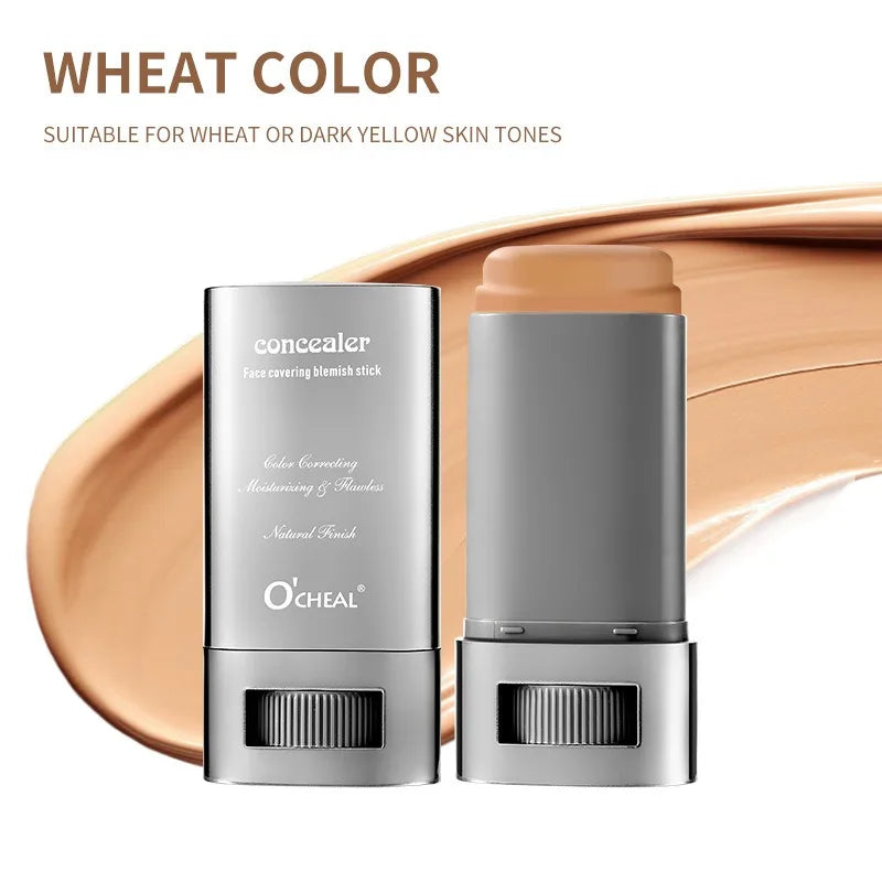 Matte Foundation Cream Stick Waterproof Lasting Oil-control Cover Acne Base Smooth Makeup Moisturize Brighten Concealer Lip Base
