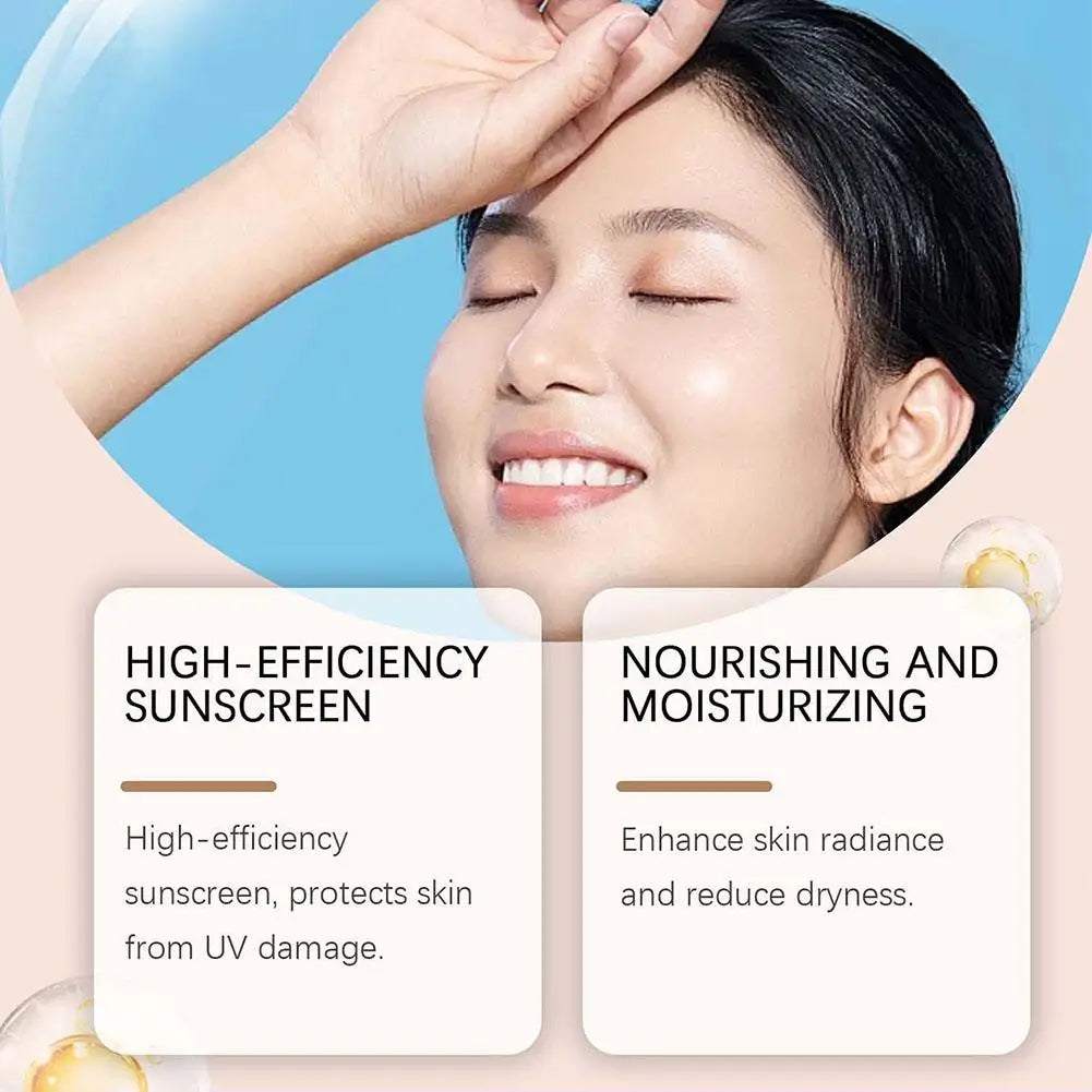 2-In-1 Matte Foundation Stick Lightweight Long-lasting Refreshing Full Coverage Dark Circles Corrector Facial Makeup