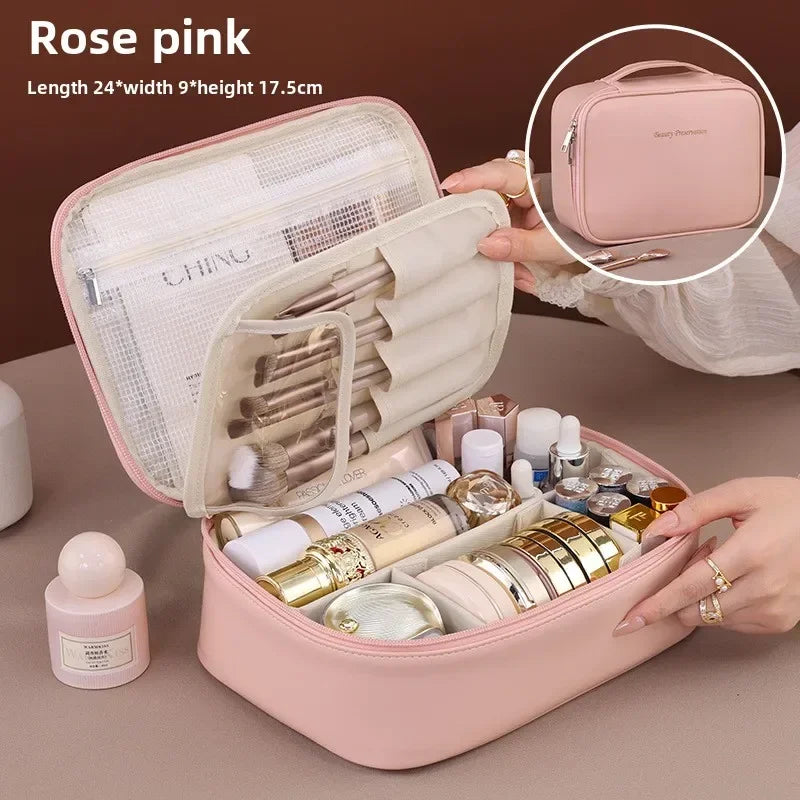 Women Cosmetic Bag Large Capacity Makeup Organizer Travel Toiletry Case Portable Storage Pouch Beauty Accessories Bag for Women