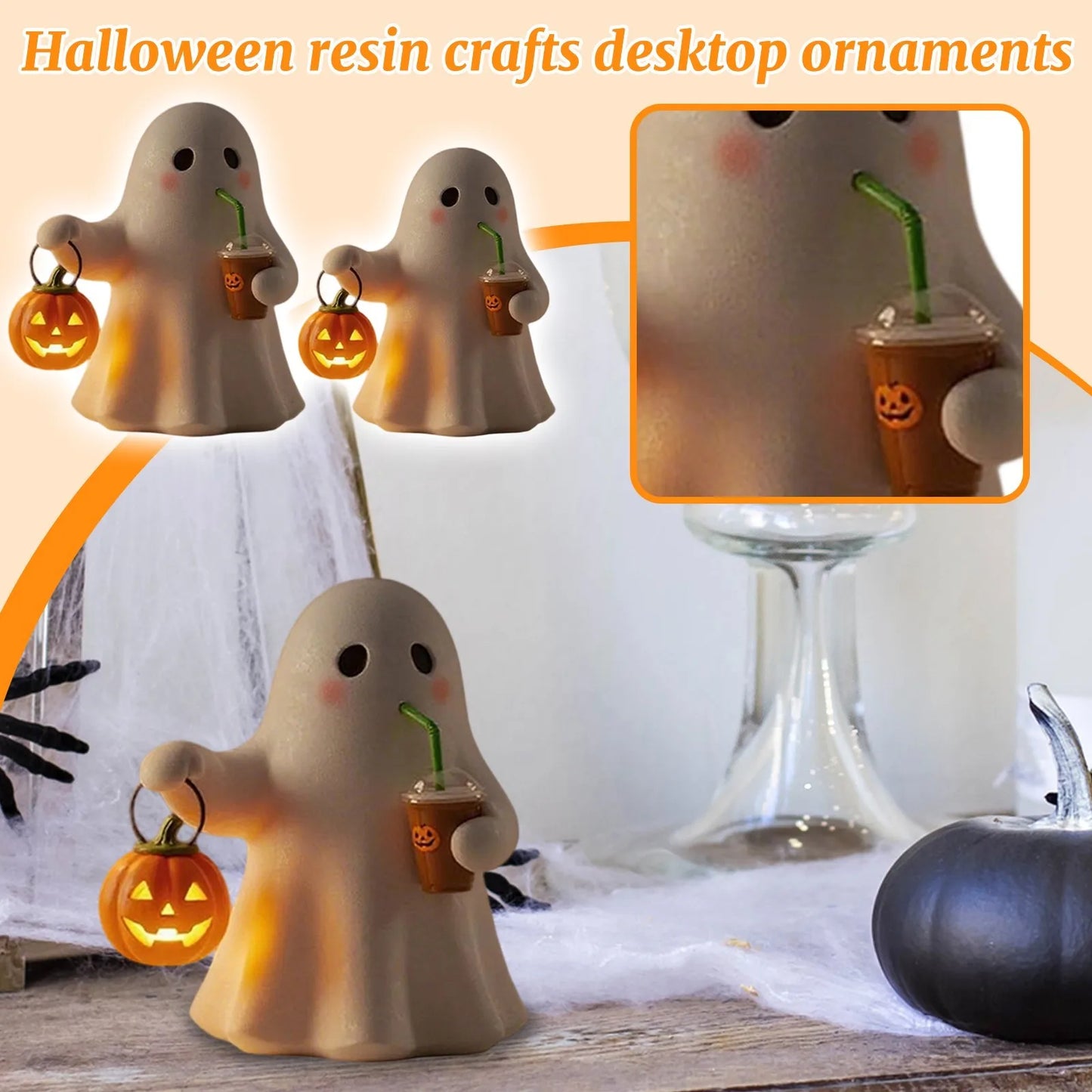 Cute Ghost Halloween Nightlight