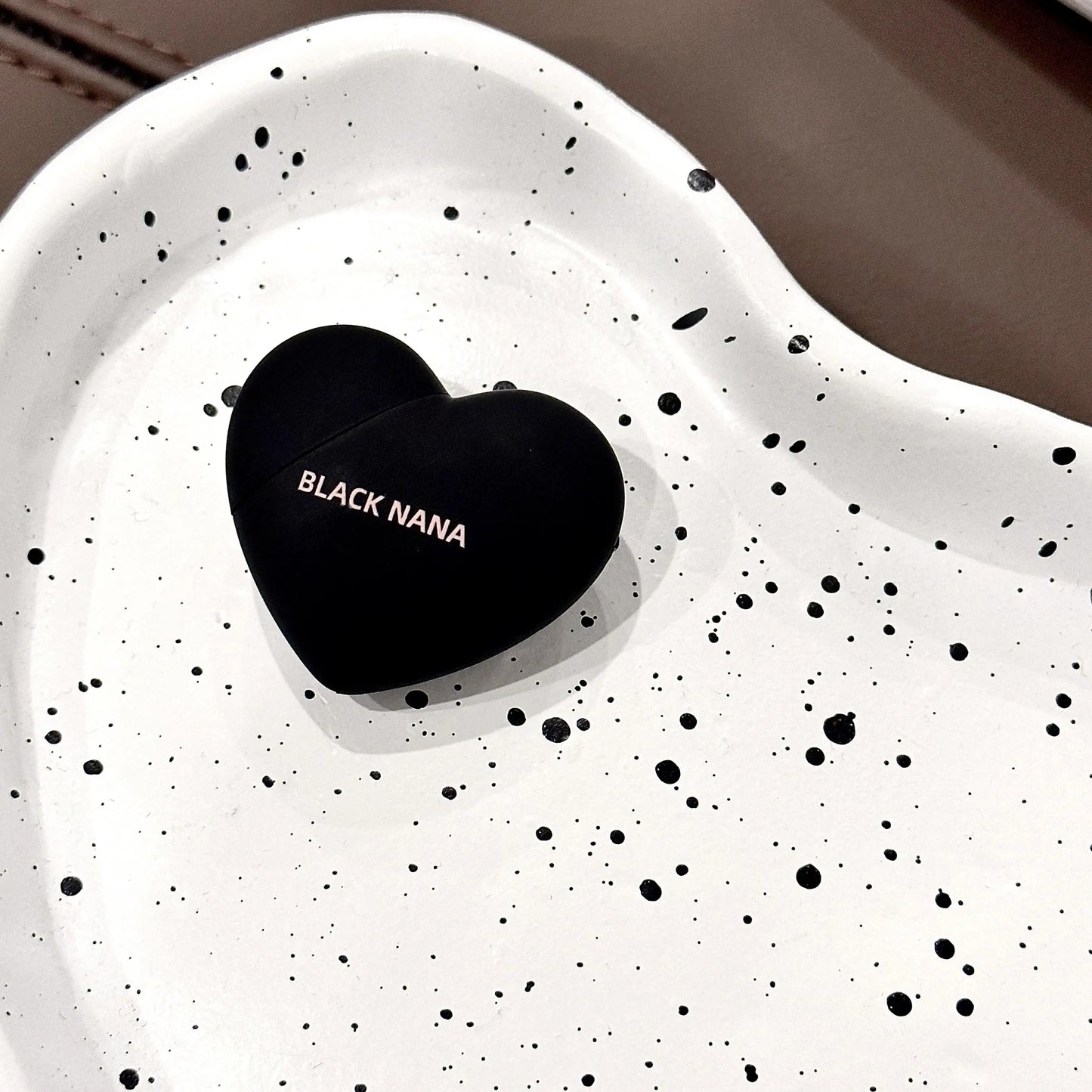 Black Silver Heart Lipstick Velvet Matte Lip Mud Clay Lip Gloss Liquid Lip Tint Cream Pigment Long Lasting Silky Lips Cosmetics