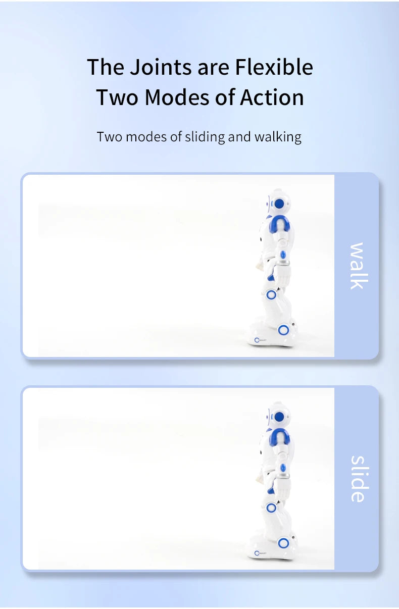 Robot Rc Emo Samrt Intelligent 2.4G Infrared Sensor Wireless Dance Music Robo Remote Control Programming Robot Toys for Girls