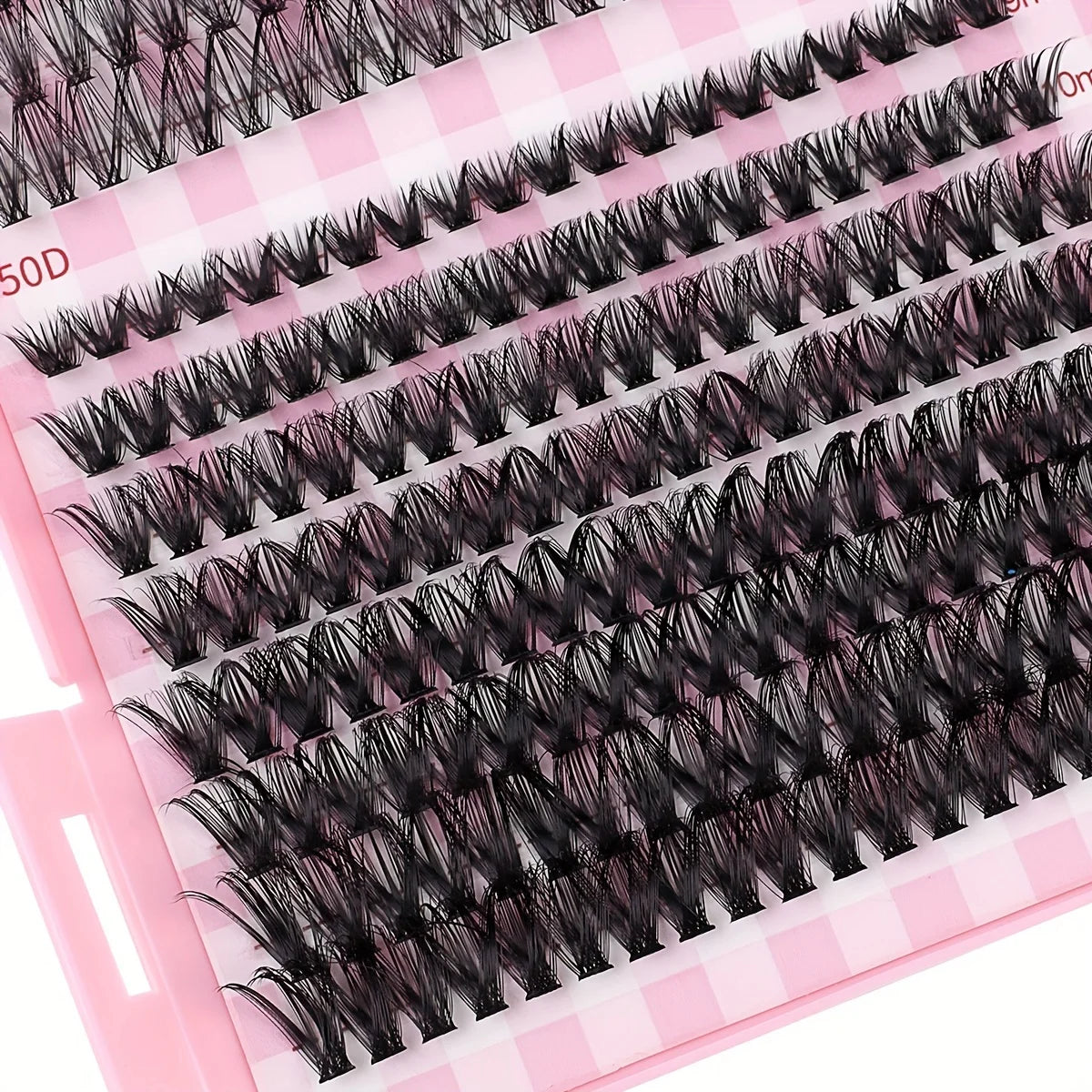 DIY eyelash glue set 640 tuft luxury eyelash extension kit, with D-curled single eyelashes, eyelash clusters, eyelash bonding an