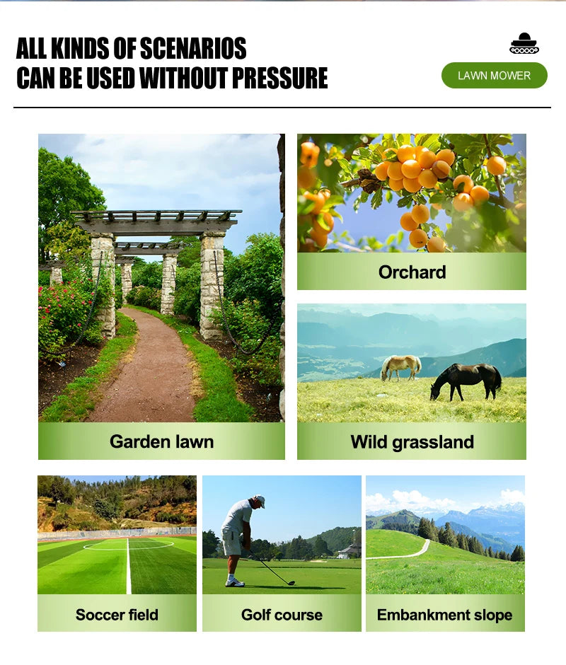 Customized 550mm Four-Stroke Self-Propelled Remote-Controlled Lawn Mower, an Outdoor Maintenance Robot Suitable for Garden Lawns