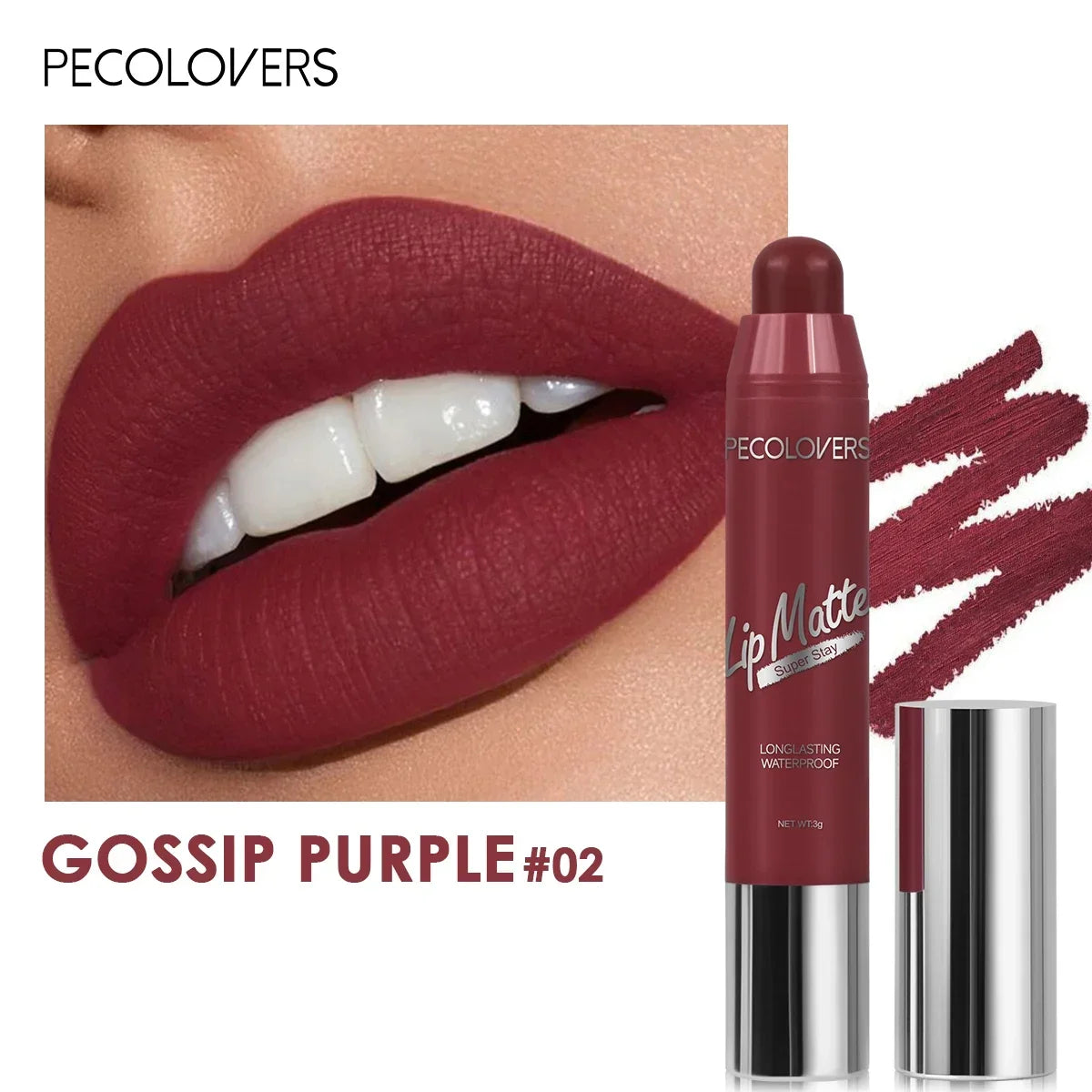 Velvet Lipstick Lasting Nude Matte Lipstick Non-stick Waterproof Sexy Lip Balm Lip Pencil Women Cosmetics Makeup