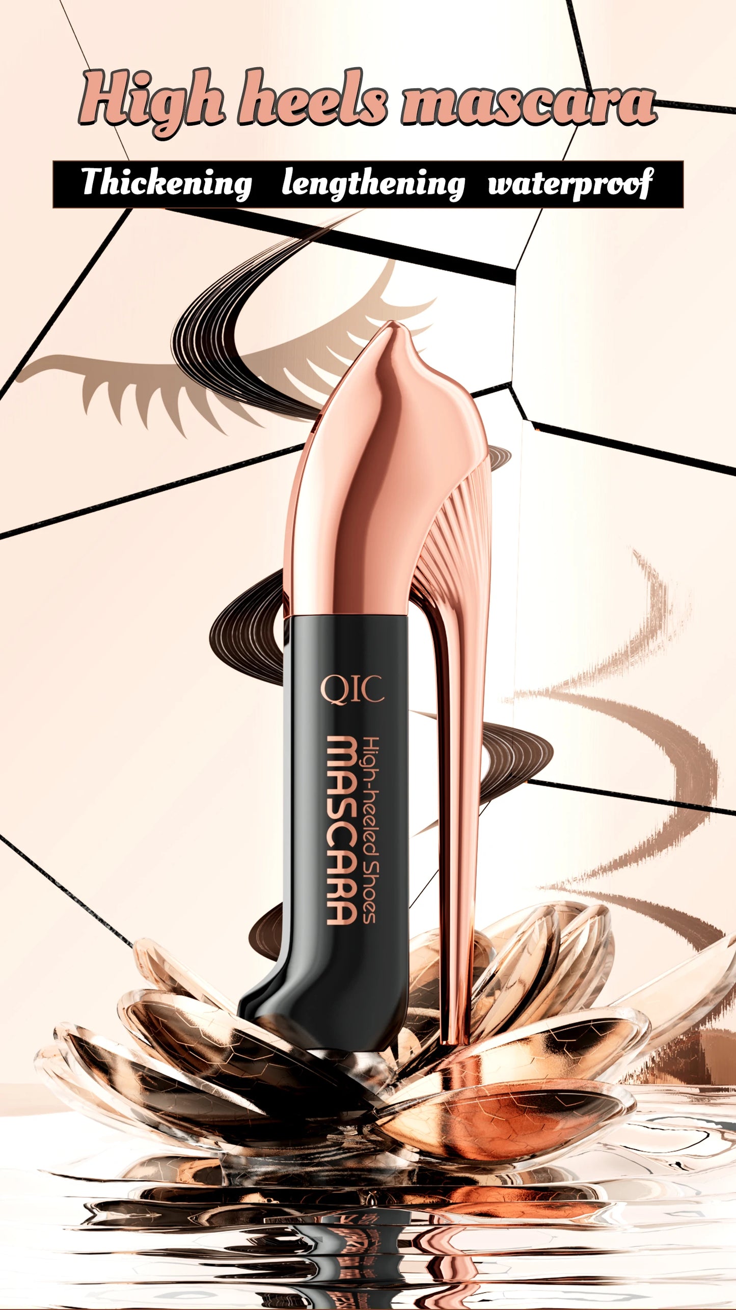 Black waterproof Mascara for all Lengthening make up products Eyelash Extension Eye Lashes mascara 4d effect Korean cosmetics