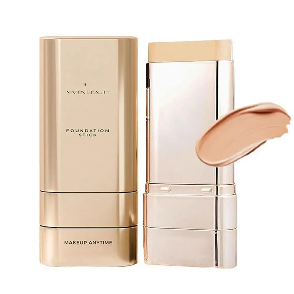 2-In-1 Matte Foundation Stick Lightweight Long-lasting Refreshing Full Coverage Dark Circles Corrector Facial Makeup