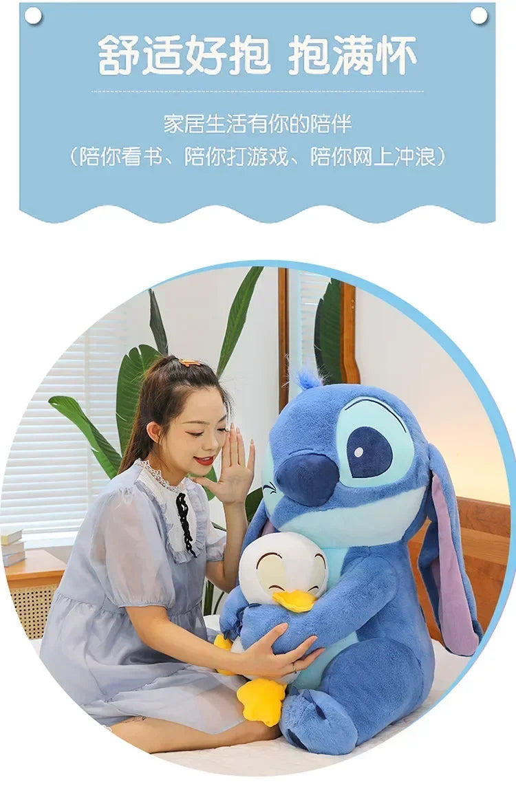 30/45cm  Stitch Plush Toy - Cute Lilo & Stitch Doll,Kawaii Donald Duck Stuffed Animal,Soft Birthday Gift for Kids Children