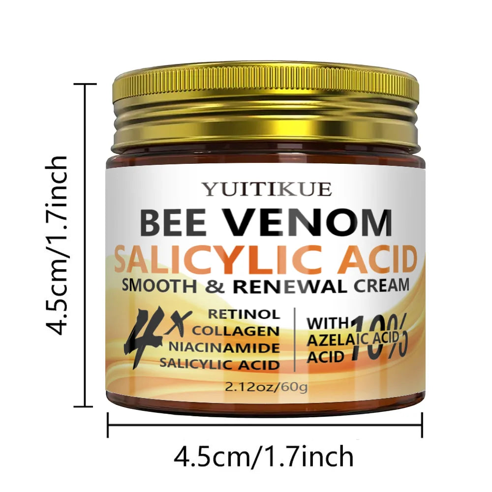 Bee Venom Firming Lift Cream 4-in-1, moisturizes and lifts sagging skin, contains salicylic acid, suitable for all skin types