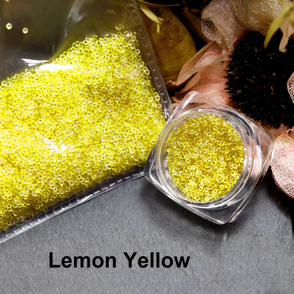 1440pcs/bag 1.2mm Wholesale Mini Pixie стразы Non Hotfix Rhinestone Micro Crystal Zircon Nail Art Rhinestones Decoration