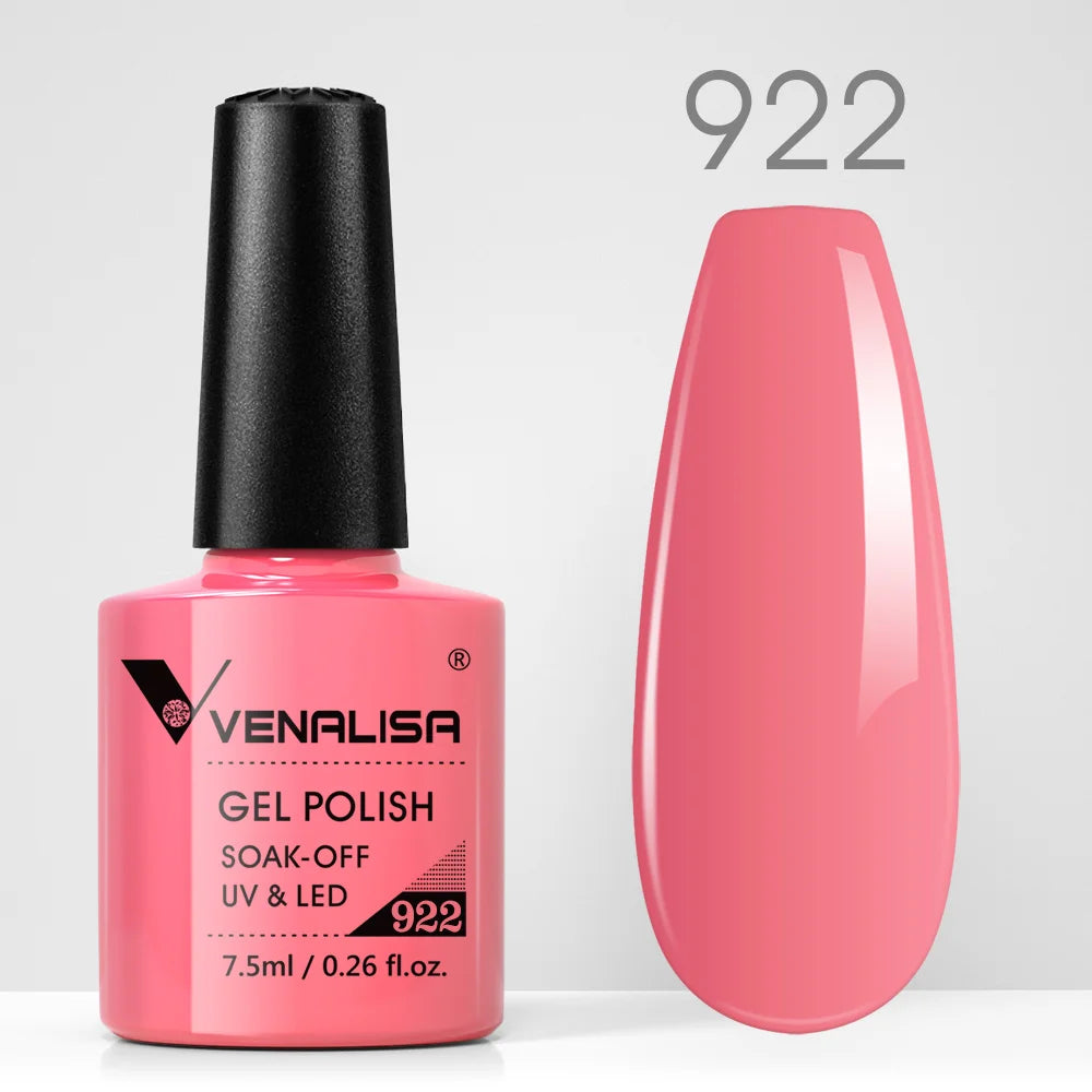 VENALISA Nail Gel Polish Semi Permanent Gellack Nail Art Salon TPO Free Glitter 7.5ml Soak off Organic UV LED Nail Gel Varnish