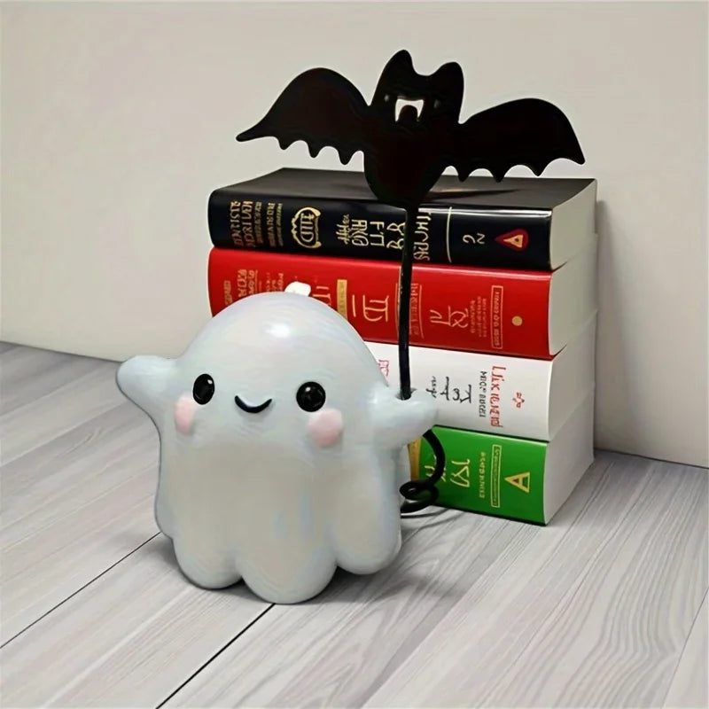 Halloween Cute Ghost Bat Desktop Figurine