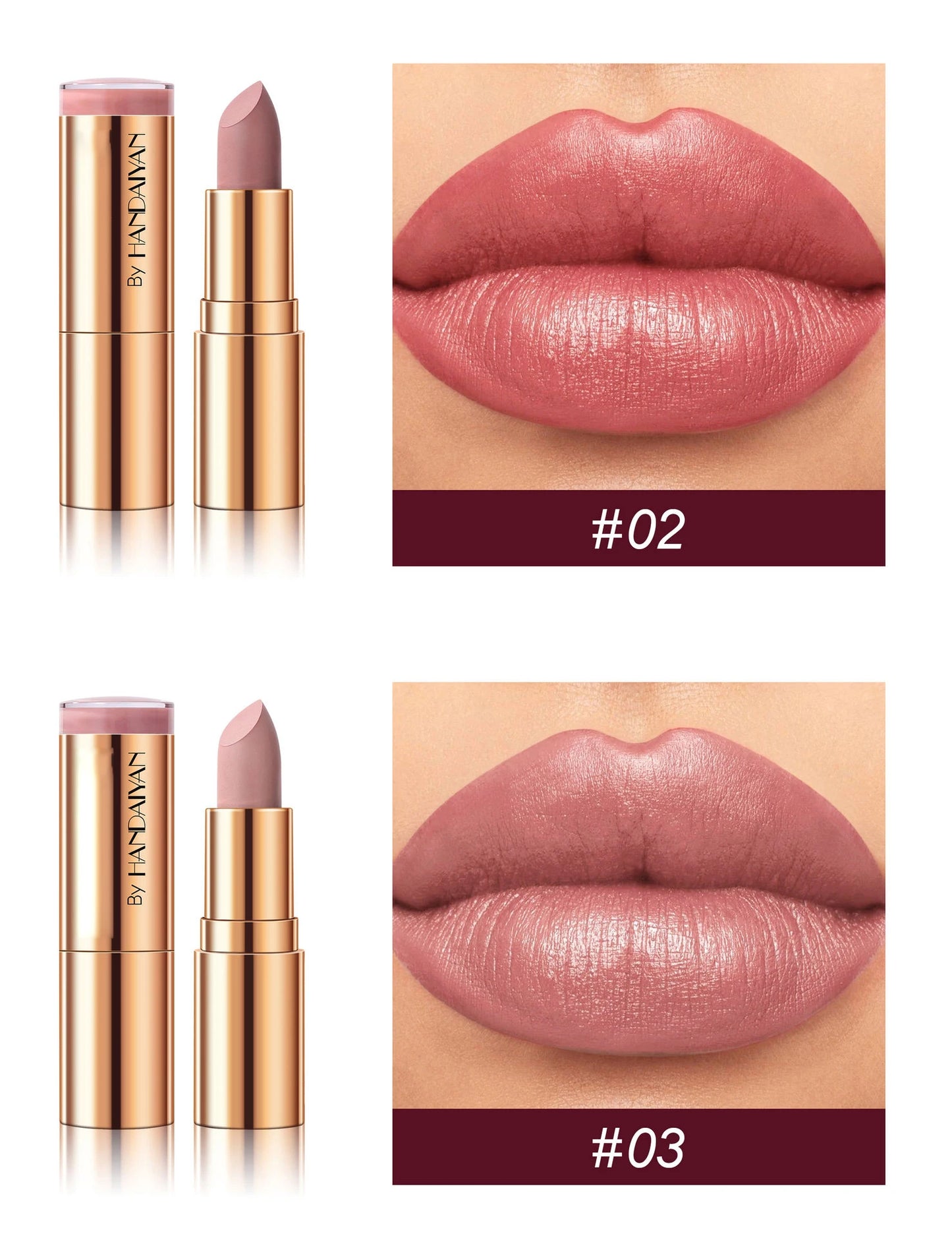 8-Colors Matte Lipstick Sexy Red Waterproof Lip Stick Long Lasting Smudge-free Classic Highly Pigmented Velvet Lip Tint Makeup